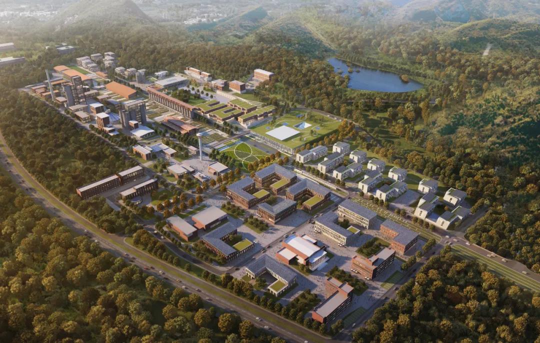 懷柔科學城項目建設鳥瞰圖